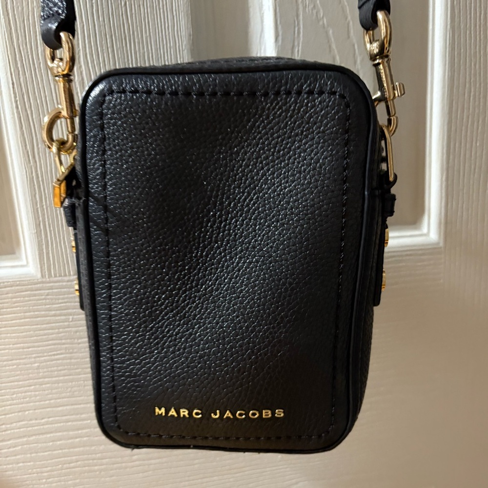 Marc Jacobs Black Camera Leather Mini Bag